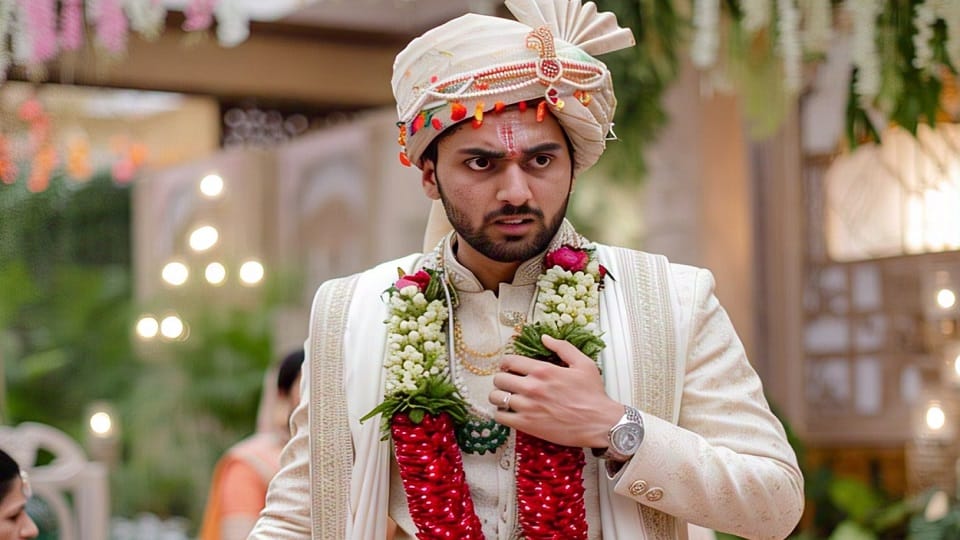 groom sitting on mandap girlfriend arrived marriage broke in sonebhadra