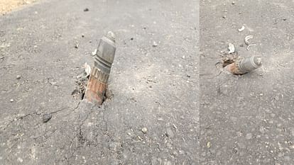 Indo-Pak Tension: A piece of a destroyed missile fell near Atthada bridge in Indora, people panicked