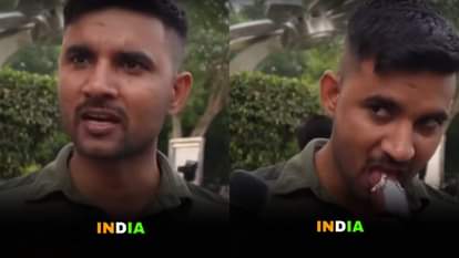 फौजी के जज्बे को लोगों ने किया सलाम