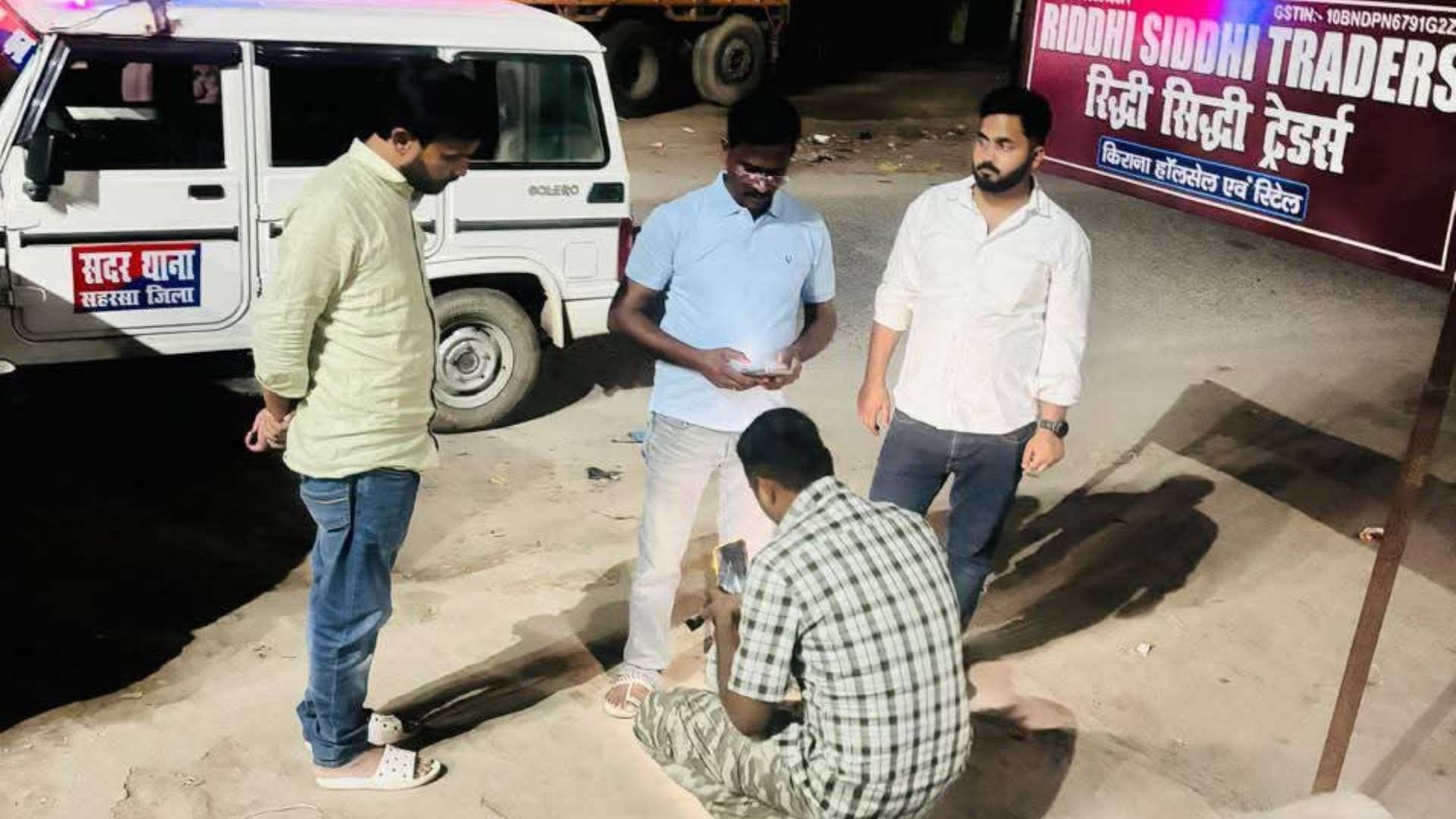 घटनास्थल पर मौजूद लोग