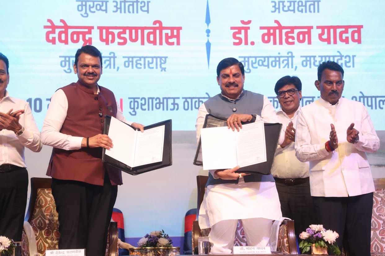 MP News: Historic agreement between MP and Maharashtra on Tapi Basin project, CM Dr. Mohan and Fadnavis joined