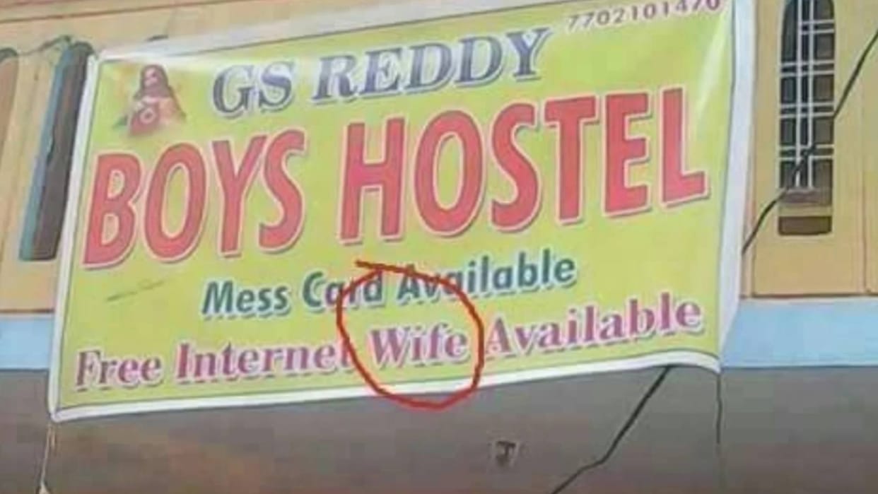 Due to a spelling mistake in the poster there is a fight for rooms in the boys hostel Post goes viral