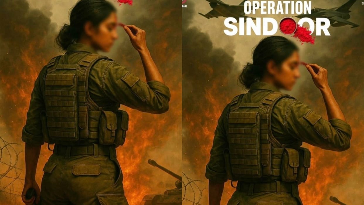 Film On Operation Sindoor Poster Released Half The Earnings Will Be Given To The Army