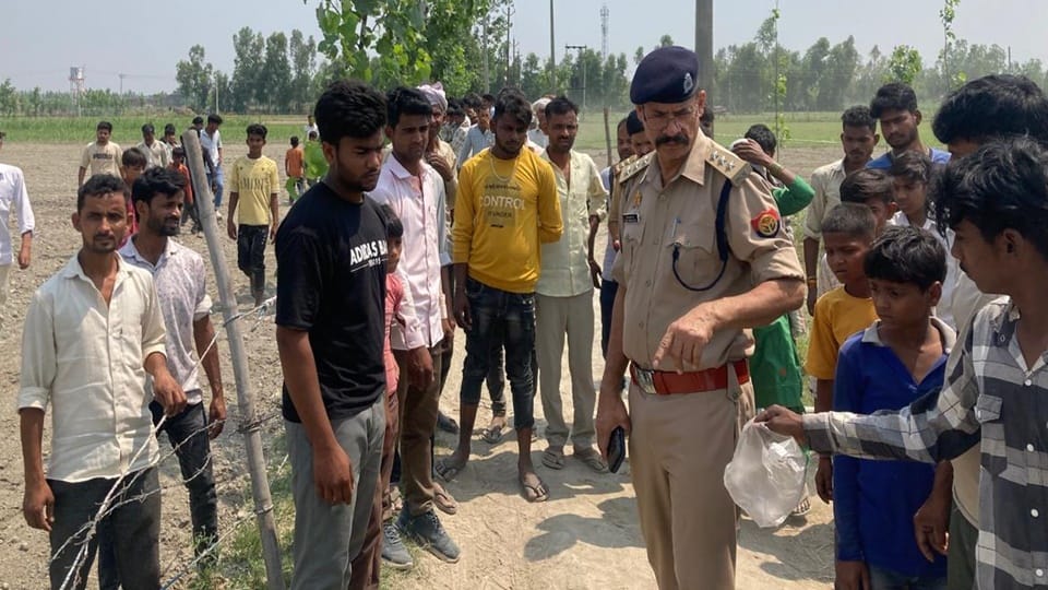 Amroha  Murder: young man was beaten up due to enmity, then he was attacked with shovel and killed