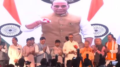 Brahmos missile Destructive missile Brahmos will be made in Lucknow Rajnath Singh and CM Yogi inaugurates unit