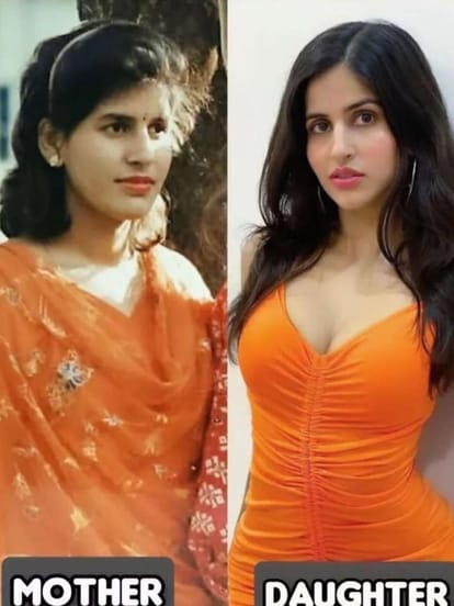 मां के साथ साक्षी मलिक