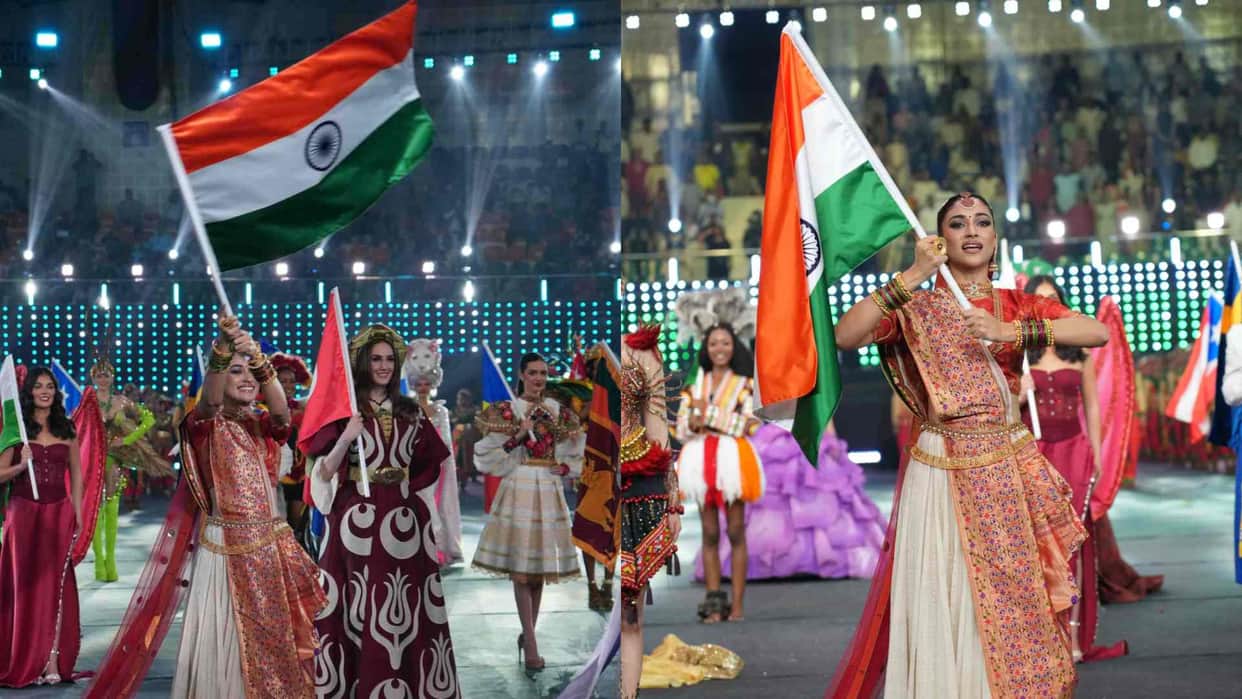 Miss World Festival inauguration graced by Telangana CM Revanth Reddy who extended warm welcome to contestants