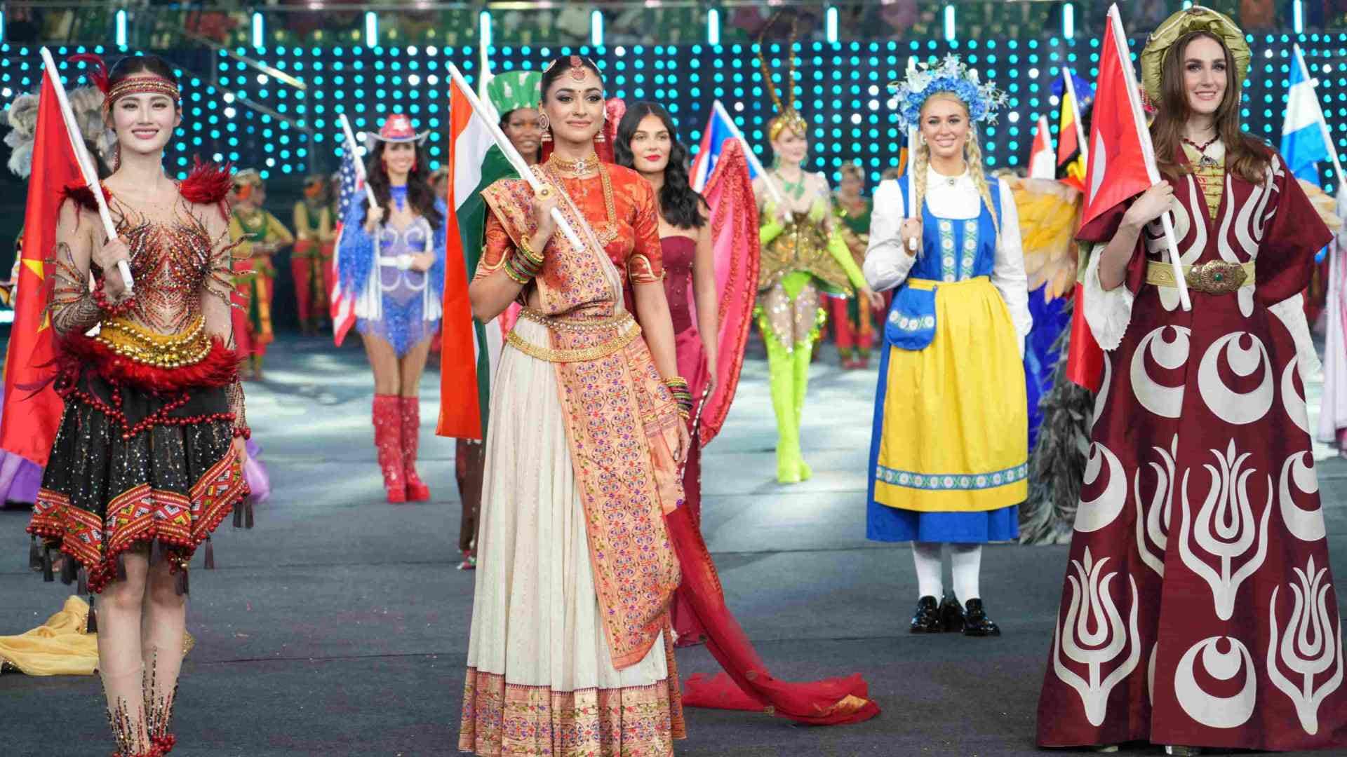 Miss World Festival inauguration graced by Telangana CM Revanth Reddy who extended warm welcome to contestants