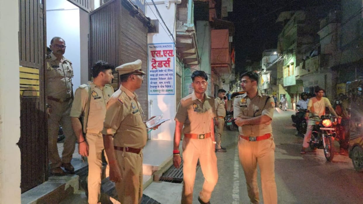 Firing on a youth in the middle of the city he narrowly escaped