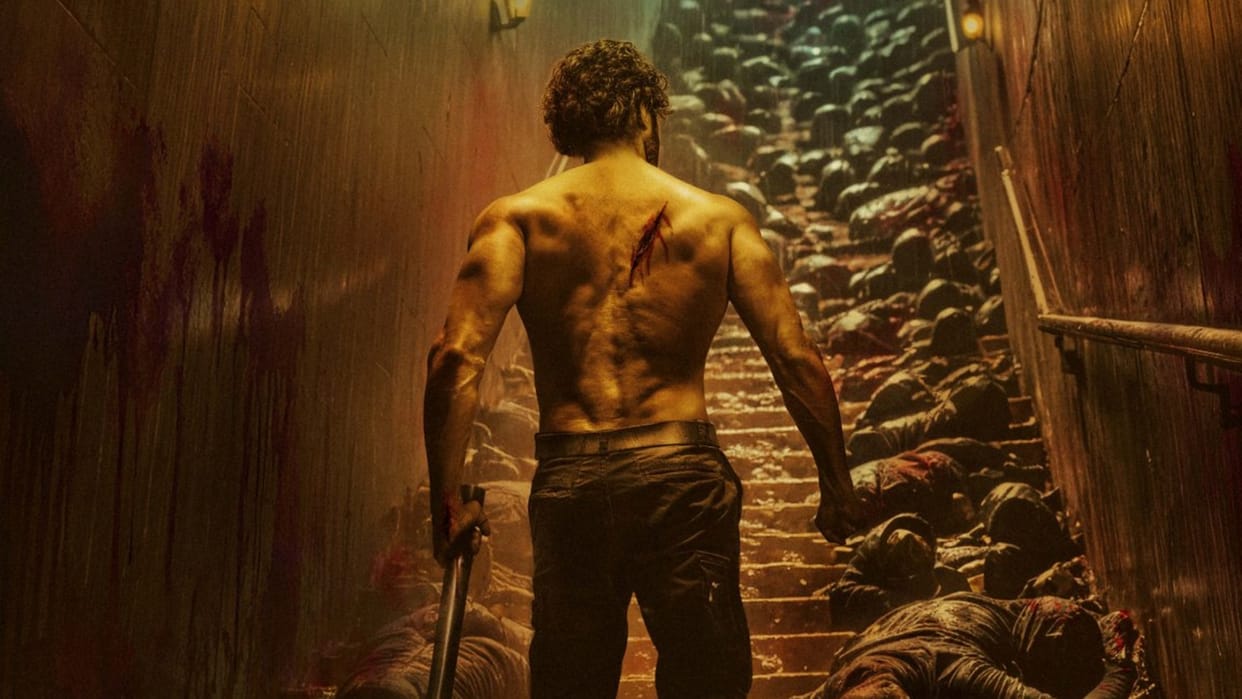 Posani Naga Sudheer Babu and RS Naidu team up for action packed thriller revealed the poster On his birthday