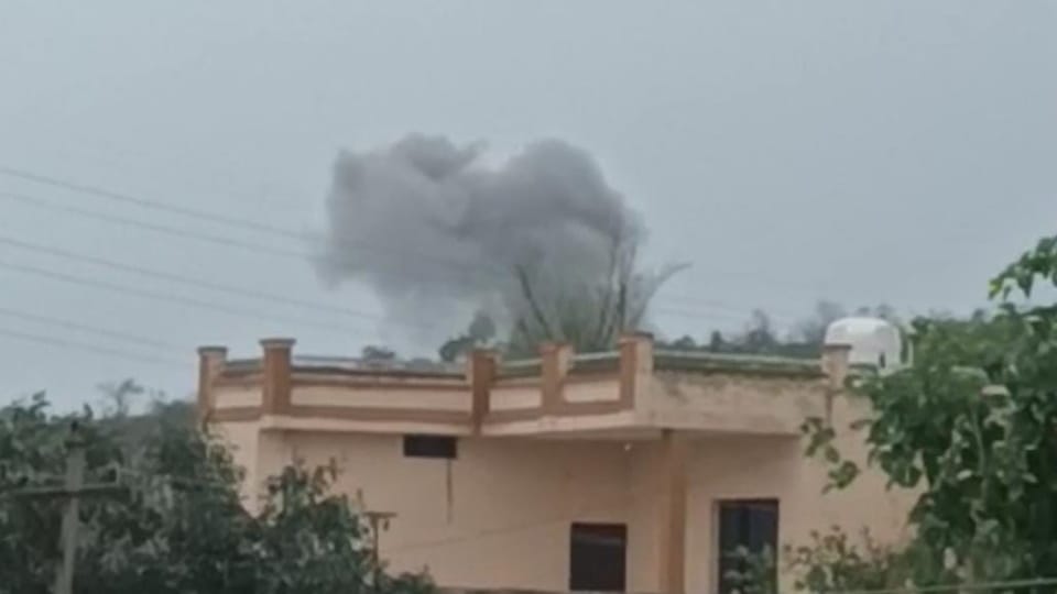 Explosions were heard near Ranjit Sagar Dam in Pathankot