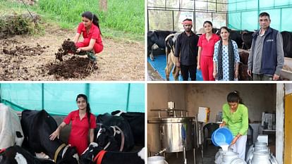 Himachal Sakina Dairy Farm became ideal in milk production earning two lakh rupees per month