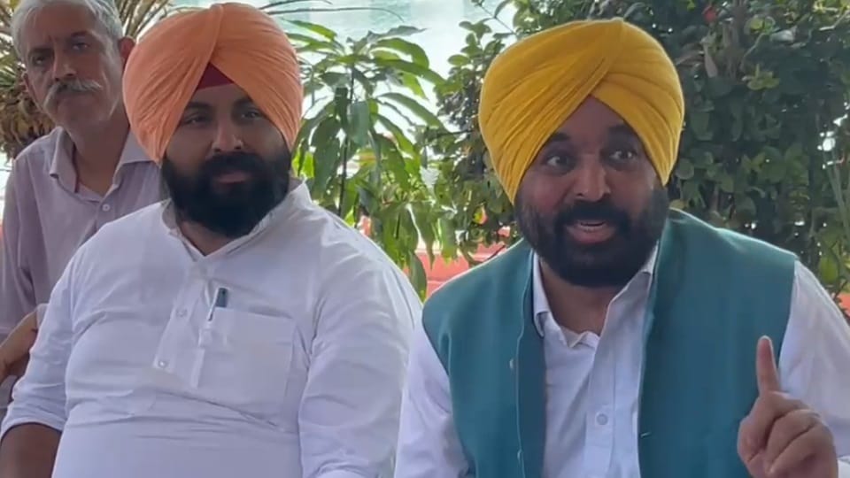 Political uproar over Bhagwant Mann comment on farmers silenc Partap Bajwa