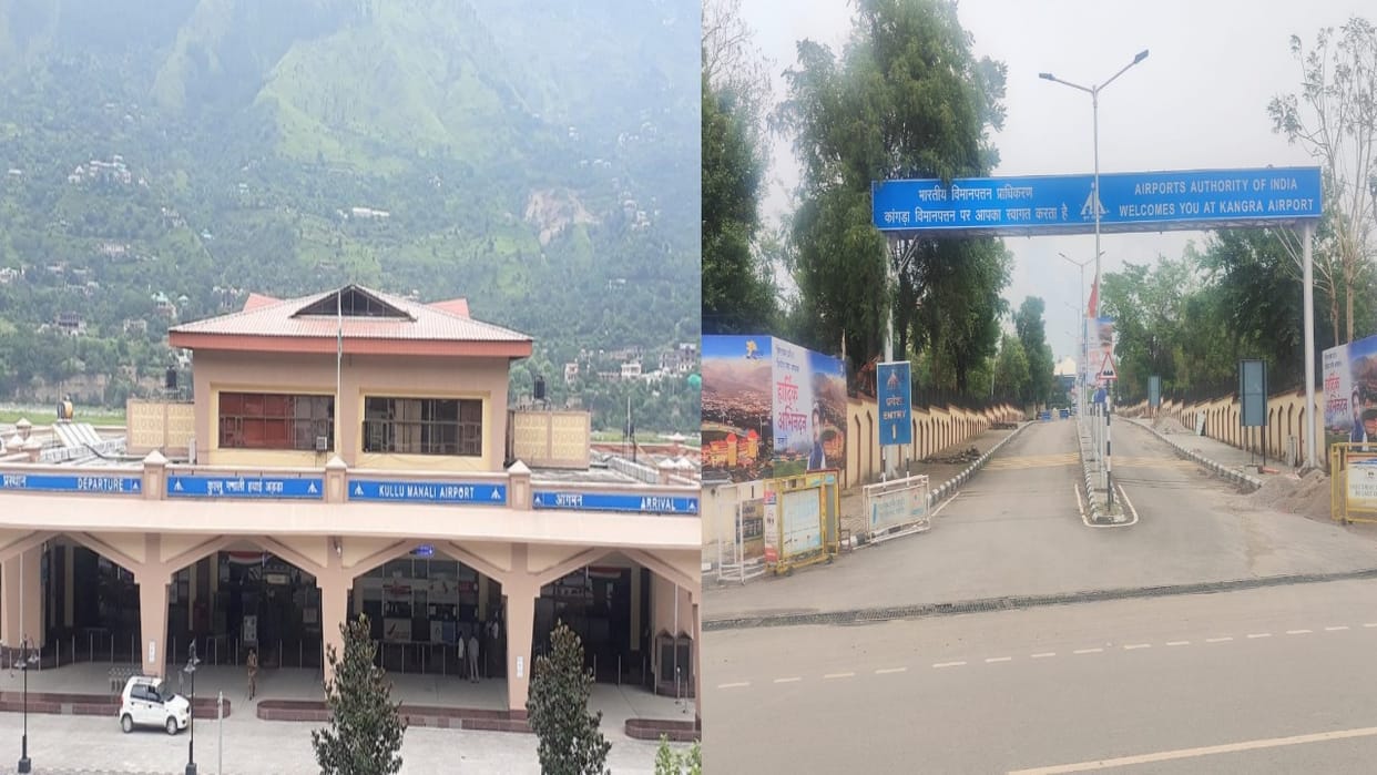 Bhuntar, shimla and Gaggal airports open for civilian flights after ceasefire