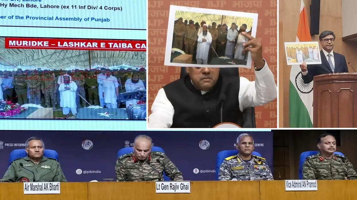 Pakistan Army and Terrorism hand in hands as Terrorists Funeral gets Armed Forces Police together India UNSC