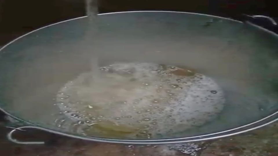 Foul and smelly water coming from taps