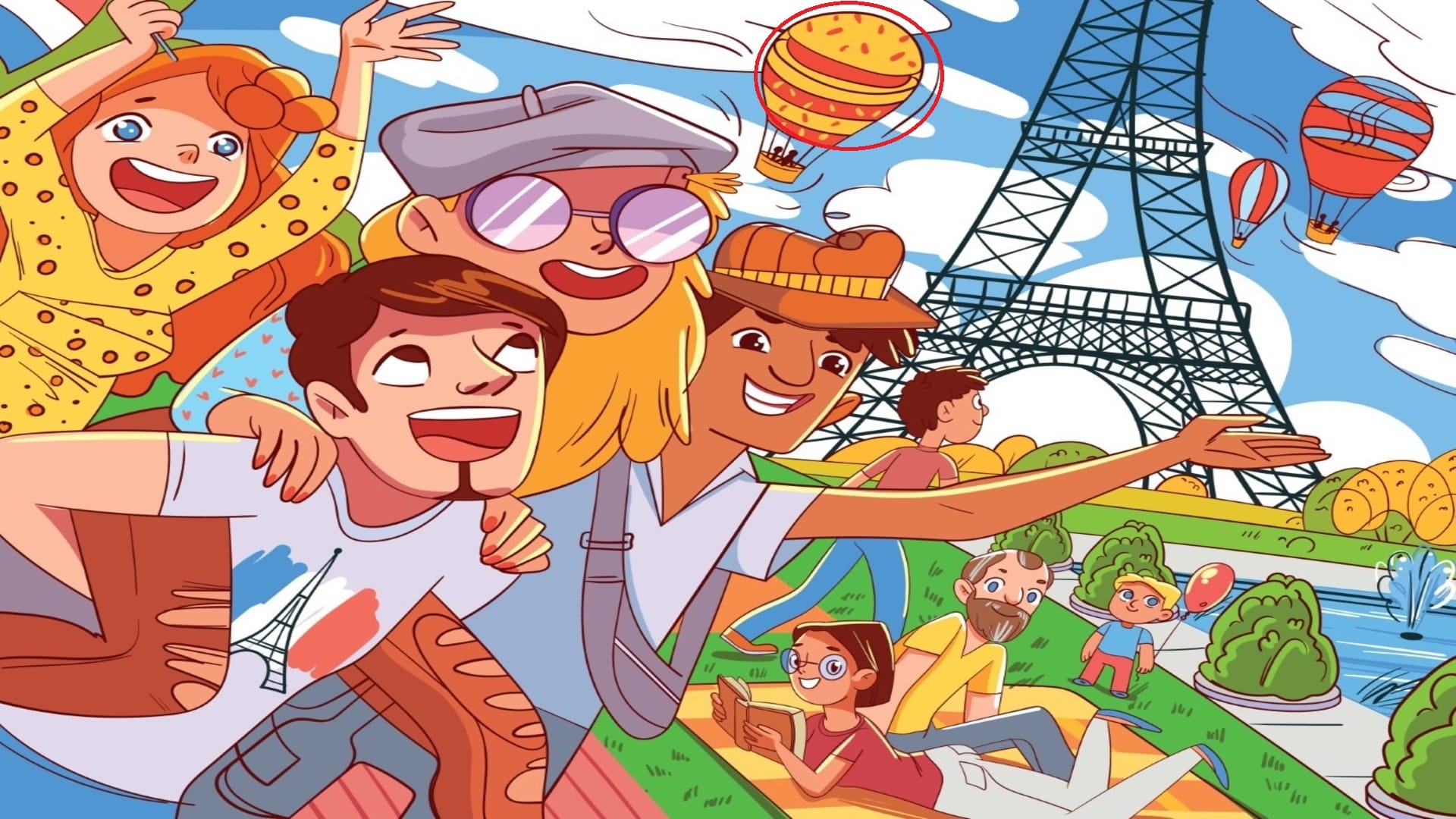 Optical Illusion Iq Test Brain Test Can You Spot burger in 9 Seconds Brain Teaser Image