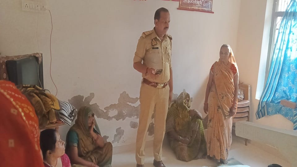 husband killed wife by hitting her with a grinding stone suspecting having an illicit relationship with son-in