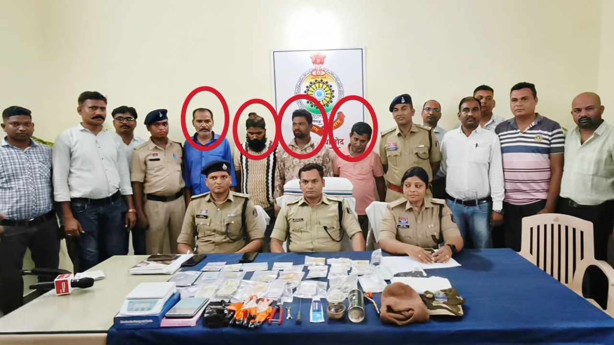 Inter-state gang of thieves busted and thieves nabbed in Balod