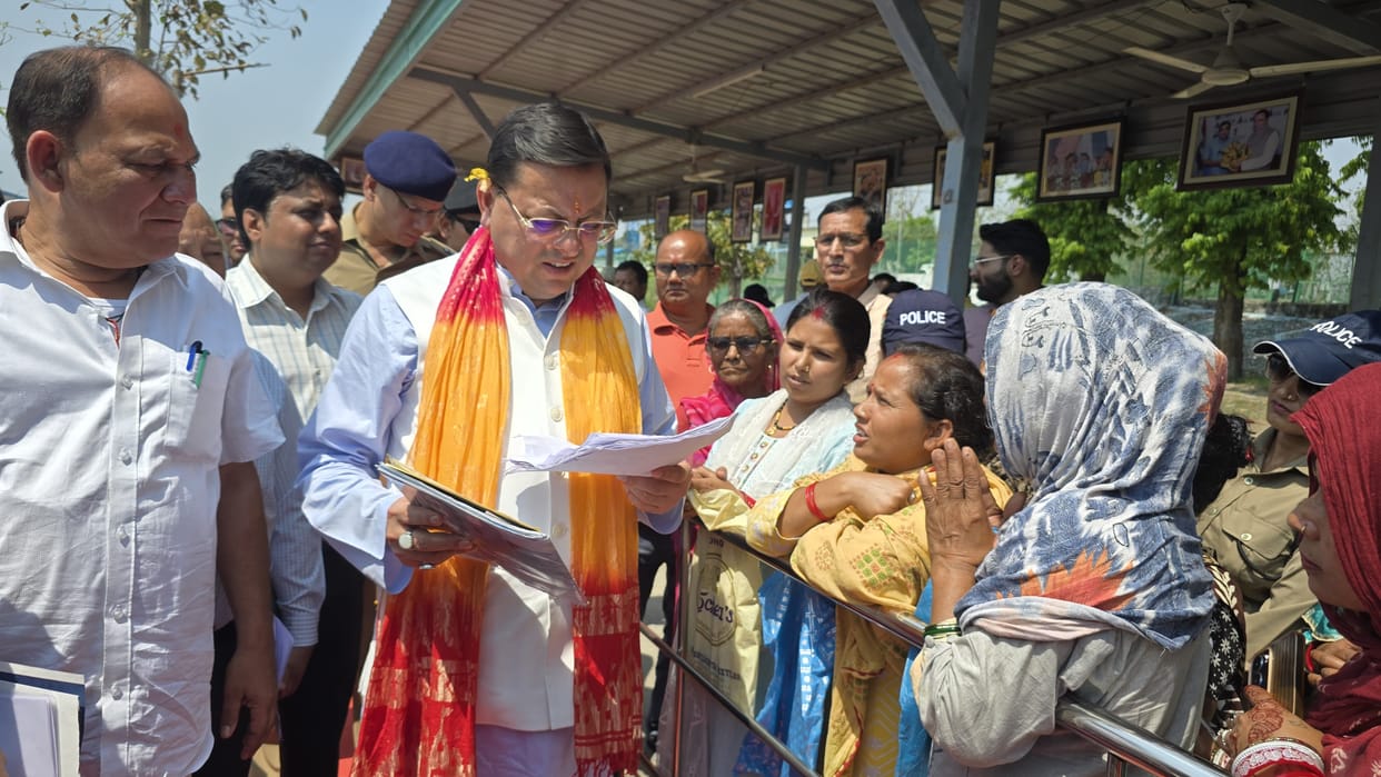 CM Pushkar Singh Dhami inspected the under construction Maa Purnagiri temple