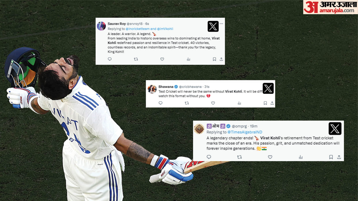 Virat Kohli announces test retirement fans reactions on social media see