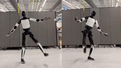 जमकर नाचा रोबोट