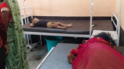 अस्पताल में भर्ती घायल मां-बेटे