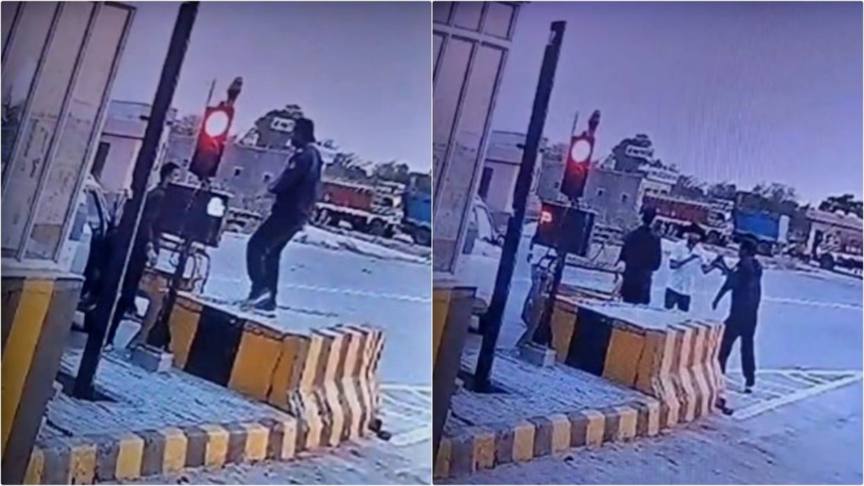 Jodhpur News: Ruckus over toll tax at toll naka, youths opened fire; entire incident was captured in CCTV