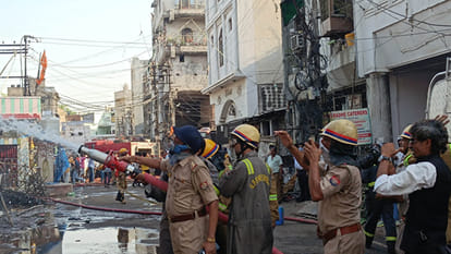 Kanpur: 75 shops burnt due to explosion in chemical warehouse, five including two women injured