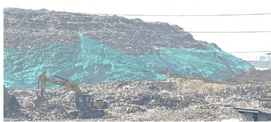 Just 6.3 km away from Taj Mahal mountains of garbage evidence presented in NGT