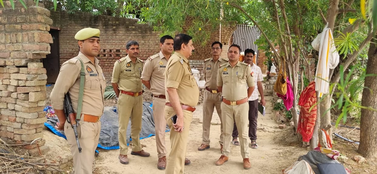 sadhu was brutally murdered by crushing his head In Mathura