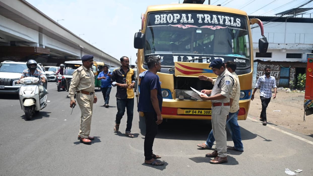 Bhopal International Public School made backdated documents of bus after accident case registered