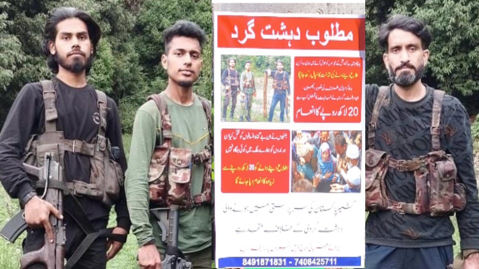 Pahalgam Terror Attack Posters appeared in different parts of shopian district