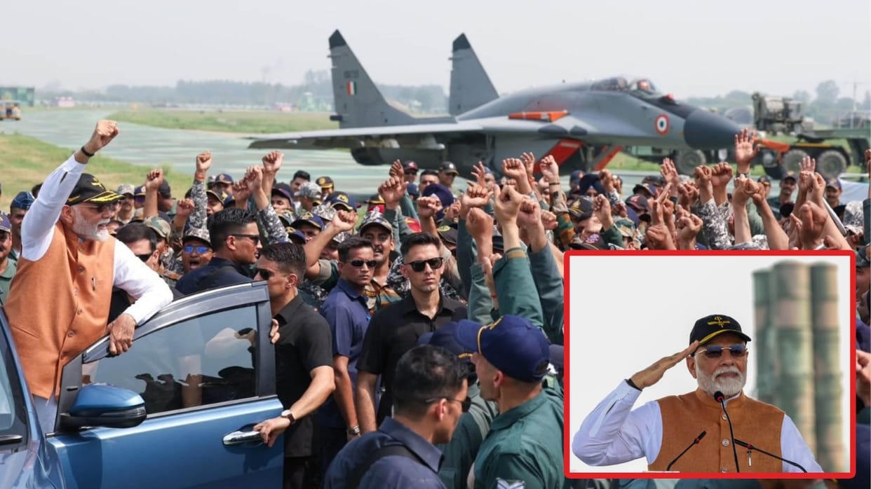 Operation Sindoor: Prime Minister Modi reached Adampur Airbase, met the soldiers