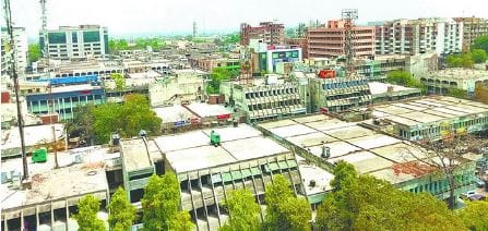 greenery area increased in agra