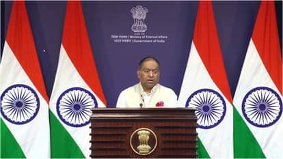 विदेश मंत्रालयके प्रवक्ता रणधीर जायसवाल।