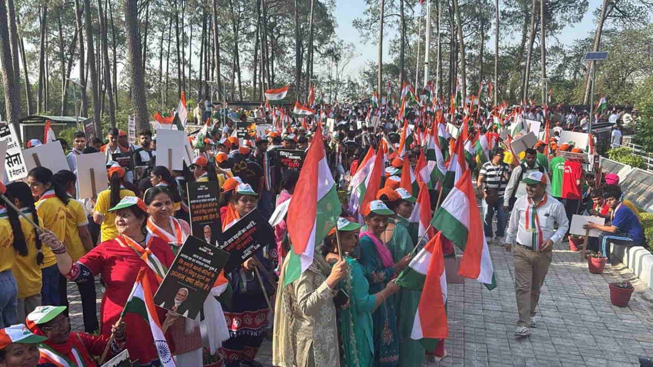 BJP Tiranga Shaurya Yatra to celebrate the success of Operation Sindoor Dehradun Uttarakhand News in hindi