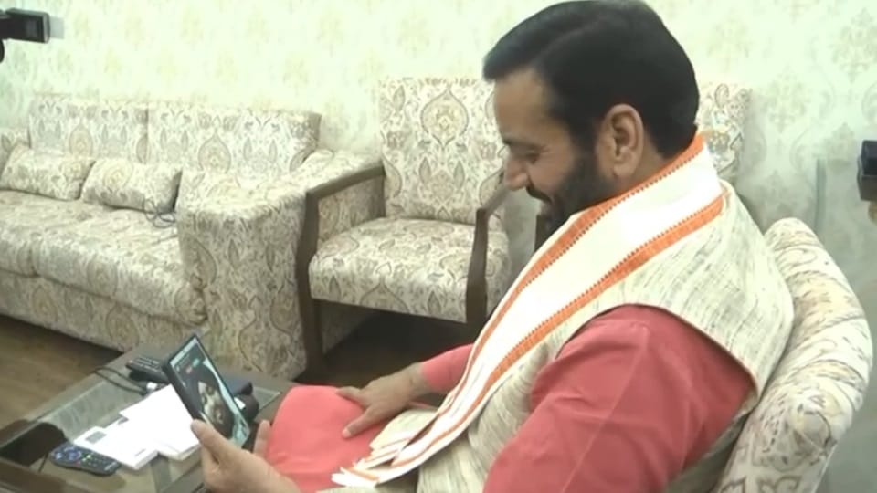 CM Nayab Saini talks with Toppers of Haryana School education board