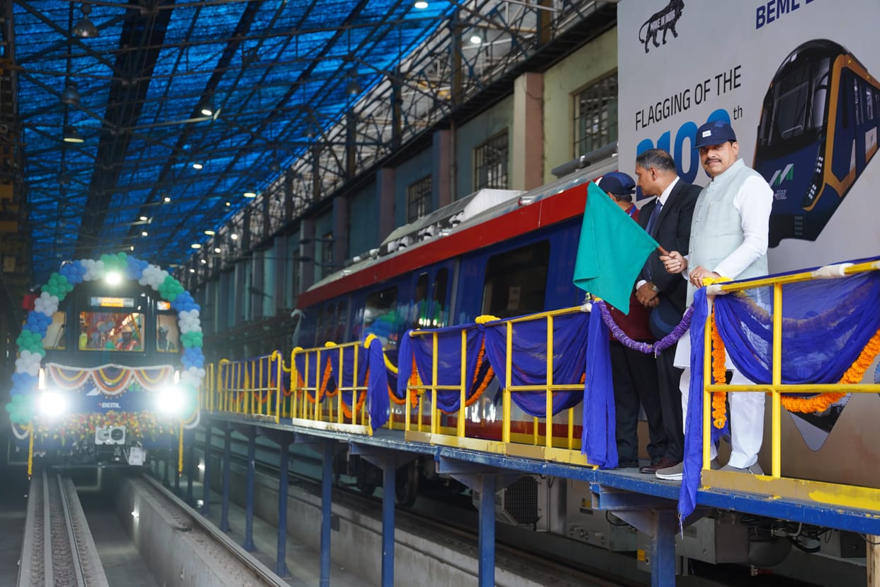 MP News: CM Mohan Yadav Flags Off 2,100th Metro Coach Allocates Land for BEML in Raisen
