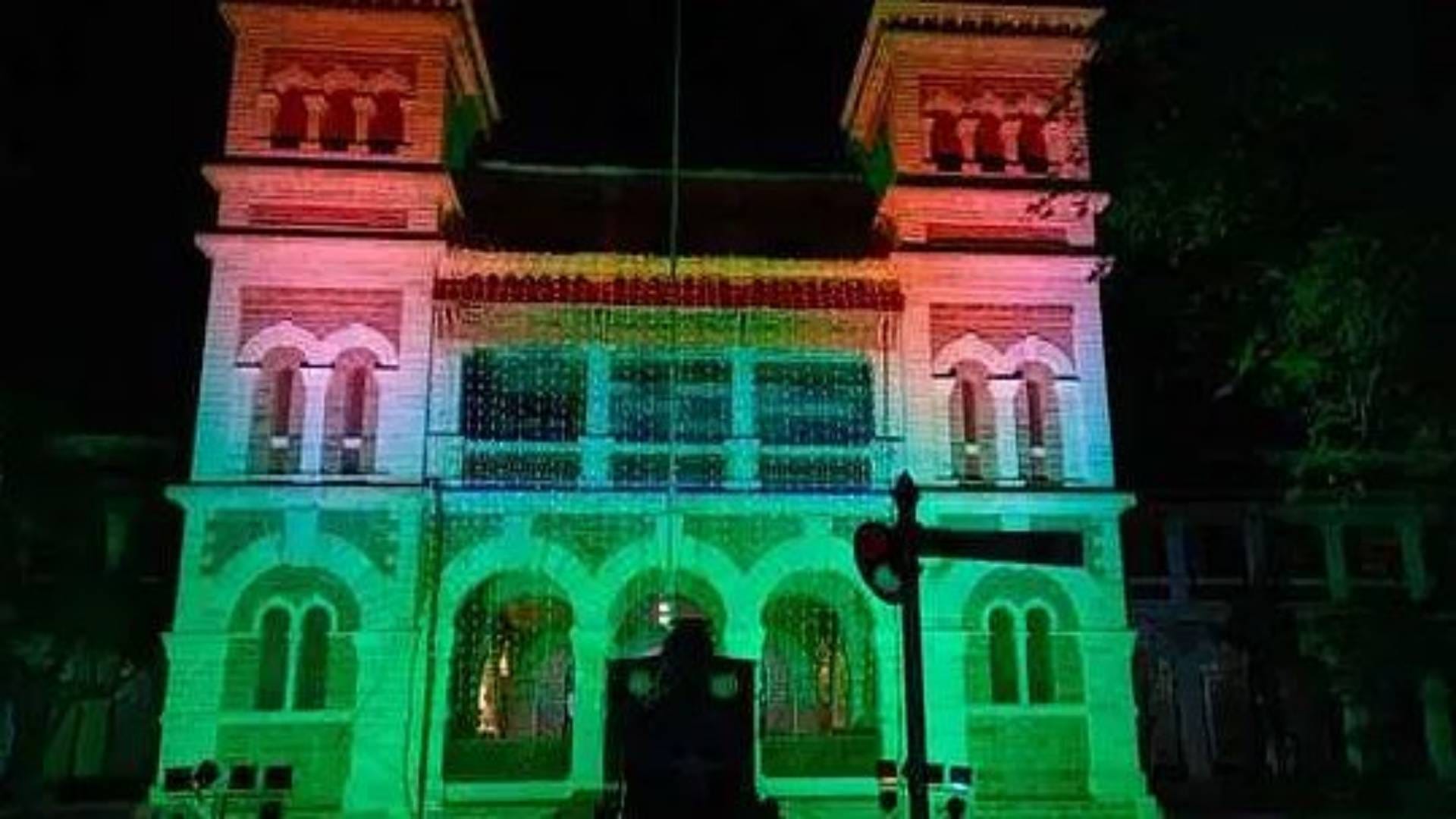 Operation Sindoor victory Jaipur Ajmer Jodhpur railway station glorify Indian Army decorated tricolour lights