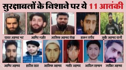 Terrorist Encounter: तीन आतंकियों को मिट्टी में मिलाया...हिट लिस्ट में अब इन 11 दहशतगर्दों का नंबर; देखें सूची Jammu News Update Kashmir Terrorist Encounter Three Terrorists Killed in Kashmir Operation News in Hindi