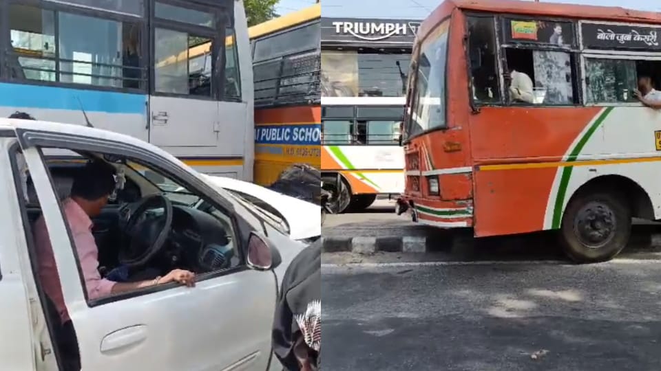 Dehradun Accident near Chandrabani Chowk Four vehicles including a school bus collided