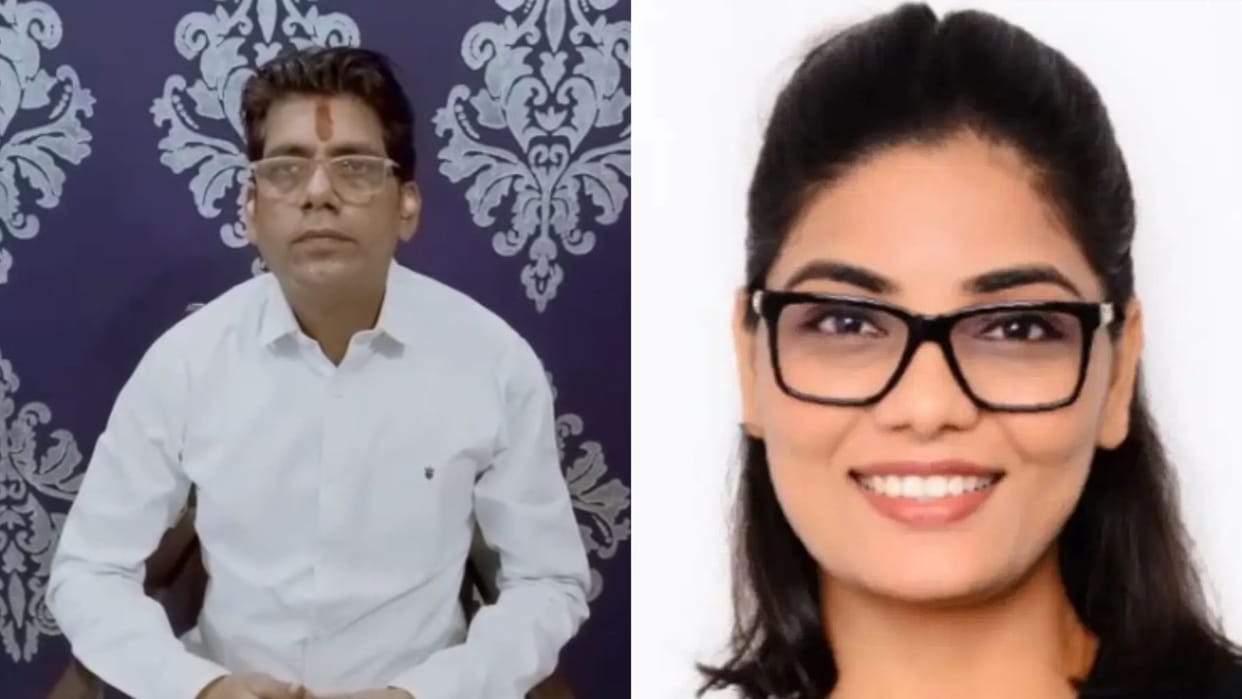 Rashtriya Hindu Sena protests against Neha Singh Rathore song in varanasi