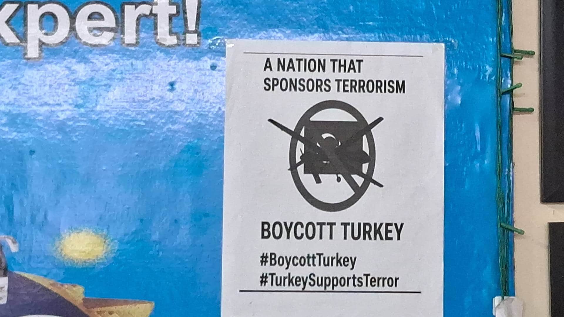 Turkey Boycott Row Muzaffarpur Travel Agents Put Up Boycott Turkiye Banners Cancel Booking Amid Public Outrage