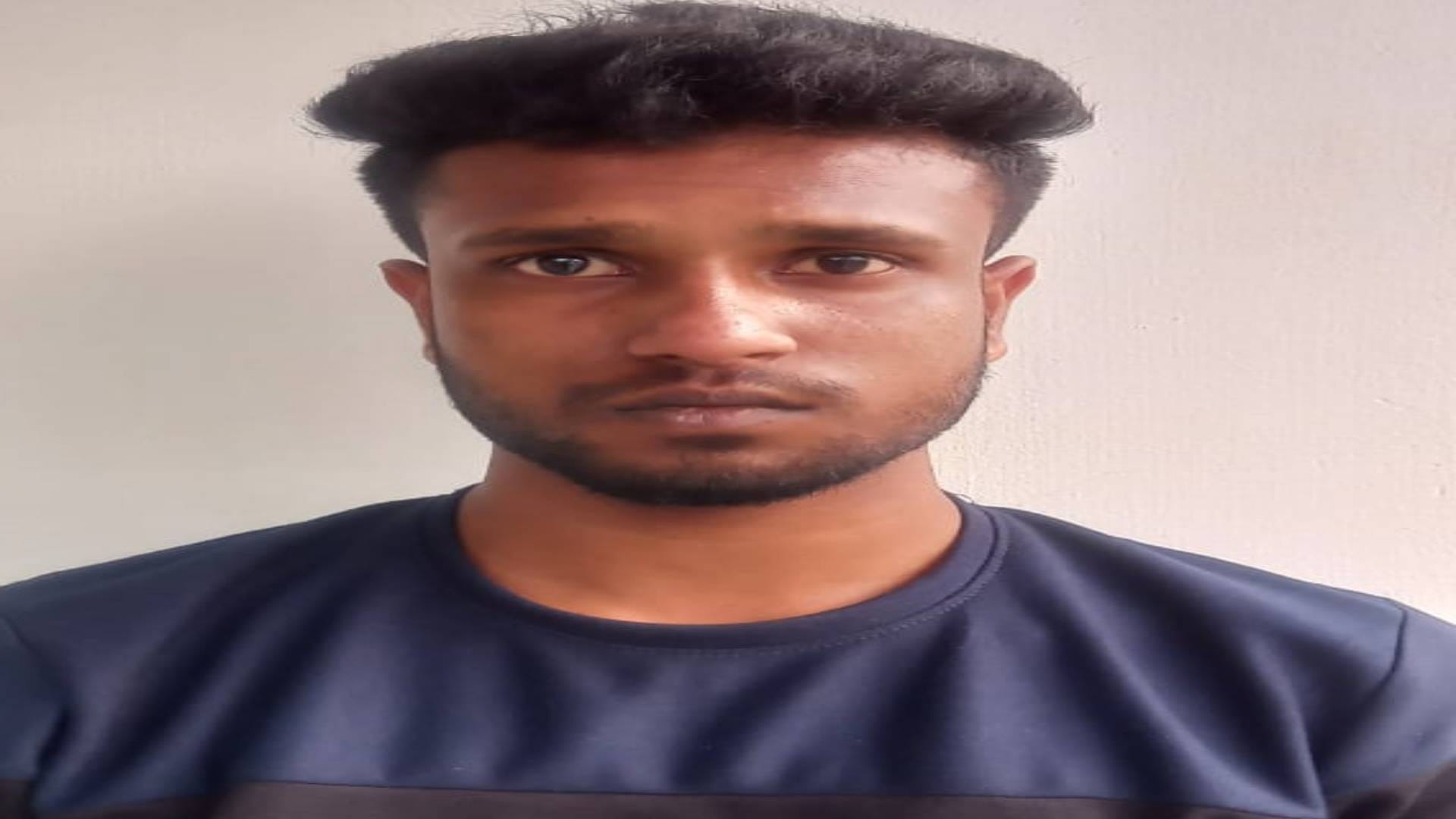 गिरफ्तार बांग्लादेशी युवक