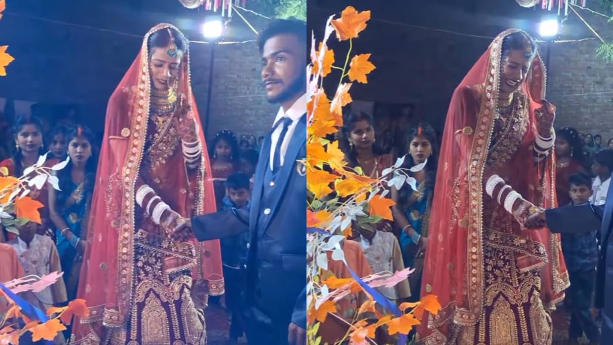 DJ played Mubarak ho tumko ye shaadi apni bride started crying after hearing the song Video goes viral