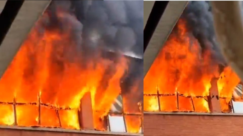 Delhi Fire broke out at Sri Guru Gobind Singh College of Commerce in Pitampura