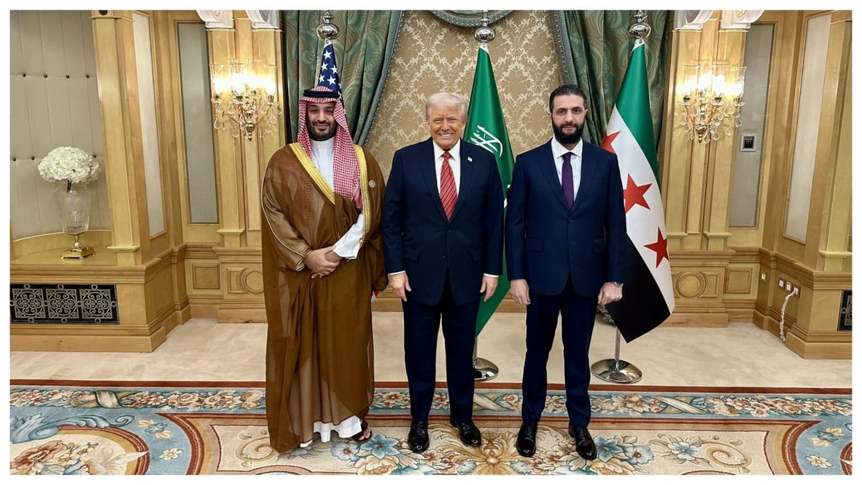 us president donald trump meeting with syria interim president ahmad al sharaa will change geopolitics in west