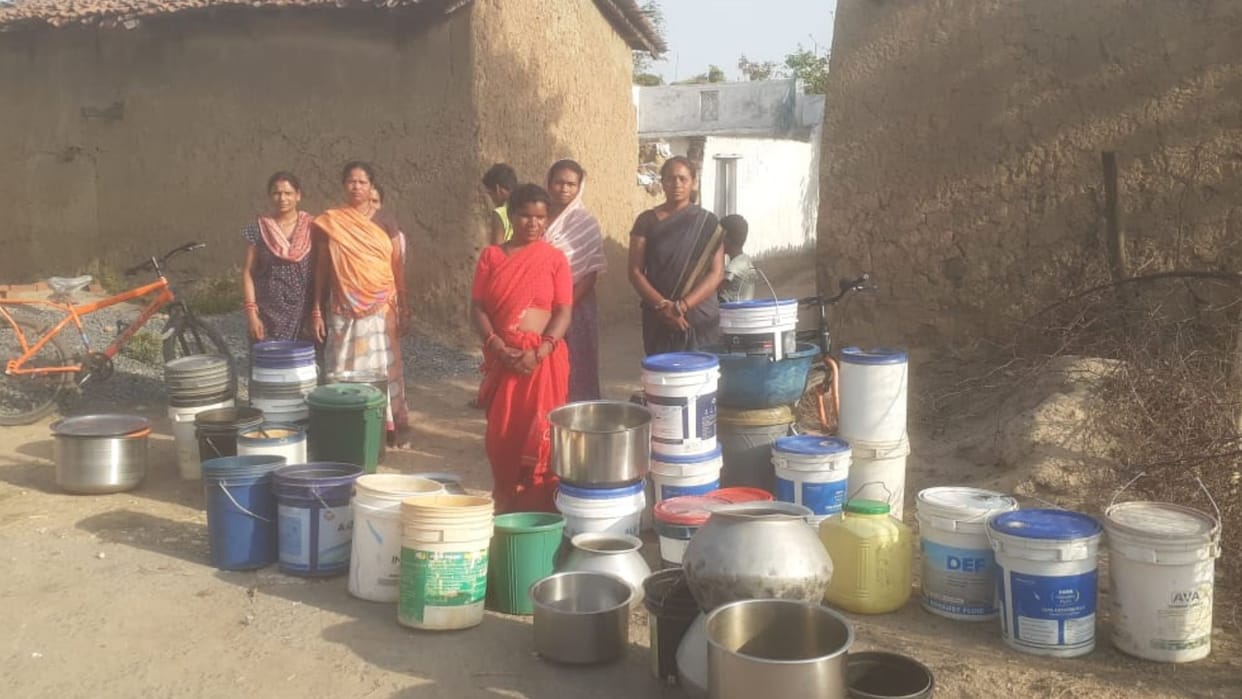 Irregular supply of water in mine-affected villages in Korba