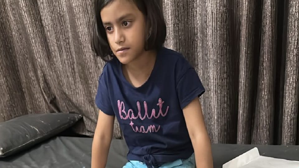 A six-year-old girl was crushed by a car in rudrapur